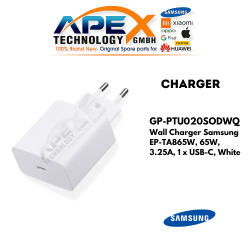 GP-PTU020SODWQ Wall Charger Samsung EP-TA865W, 65W, 3.25A, 1 x USB-C, White