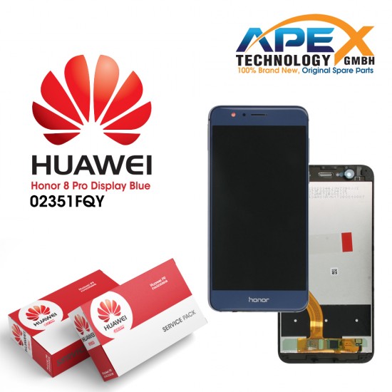 Huawei Honor 8 Pro, Honor V9 (DUK-L09) Lcd Display / Screen + Touch Blue 02351FQY