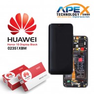 Huawei Honor 10 Lcd Display / Screen + Touch + Battery Assembly - Midnight Black - 02351XBM