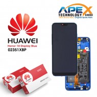 Huawei Honor 10 Lcd Display / Screen + Touch + Battery Assembly - Blue - 02351XBP