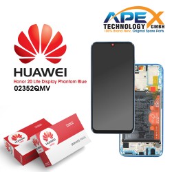 Huawei Honor 20 Lite Lcd Display / Screen + Touch + Battery - Blue - 02352QMV