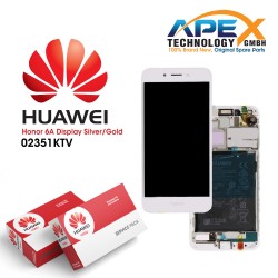 Huawei Honor 6A Lcd Display / Screen + Touch - Battery - Gold / Silver - 02351KTV