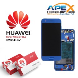 Huawei Honor 9 (STF-L09) Lcd Display / Screen + Touch + Battery Blue 02351LBV
