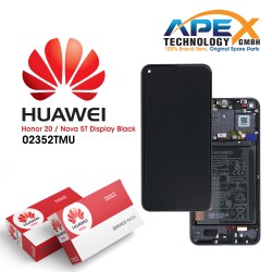 Huawei Honor 20/Nova 5T (2019) Lcd Display / Screen + Touch + Battery - Black - 02352TMU OR 02352SMP