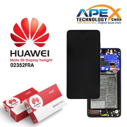 Huawei Mate 20 (HMA-L09, HMA-L29) Lcd Display / Screen + Touch + Battery Twilight 02352FRA