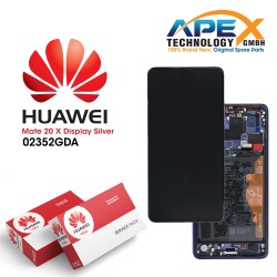 Huawei Mate 20 X (EVR-L29) Lcd Display / Screen + Touch + Battery Phantom Silver 02352GDA