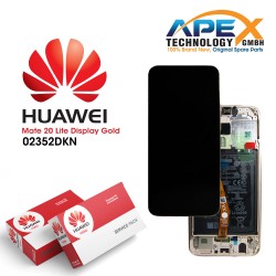 Huawei Mate 20 Lite (SNE-LX1 SNE-L21) Lcd Display / Screen + Touch + Battery Platinum Gold 02352DKN OR 02352GTV