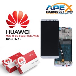 Huawei Mate 10 Lite (RNE-L01, RNE-L21) Lcd Display / Screen + Touch + Battery Gold / White 02351QXU OR 02351QEY OR 02351QXT OR 02351QUH