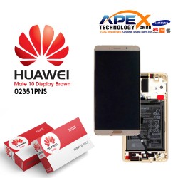 Huawei Mate 10 (ALP-L09, ALP-L29) Lcd Display / Screen + Touch + Battery Brown 02351PNS
