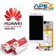 Huawei P10 Lite (WAS-L21) Lcd Display / Screen + Touch + Battery White 02351FSC OR 02351FSB