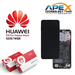 Huawei P20 Pro (CLT-L09, CLT-L29) Lcd Display / Screen + Touch + Battery Black 02351WQK