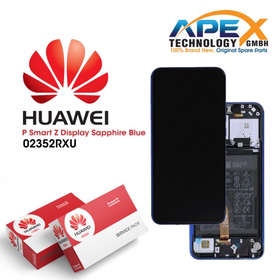 Huawei P smart Z (STK-L21) Y9 Prime 2019 (STK-L21) Lcd Display / Screen + Touch + Battery Sapphire Blue 02352RXU
