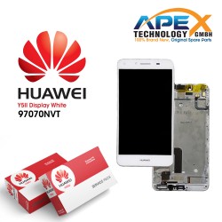 Huawei Y5 II 2016 4G (CUN-L21) Lcd Display / Screen + Touch White 97070NVT