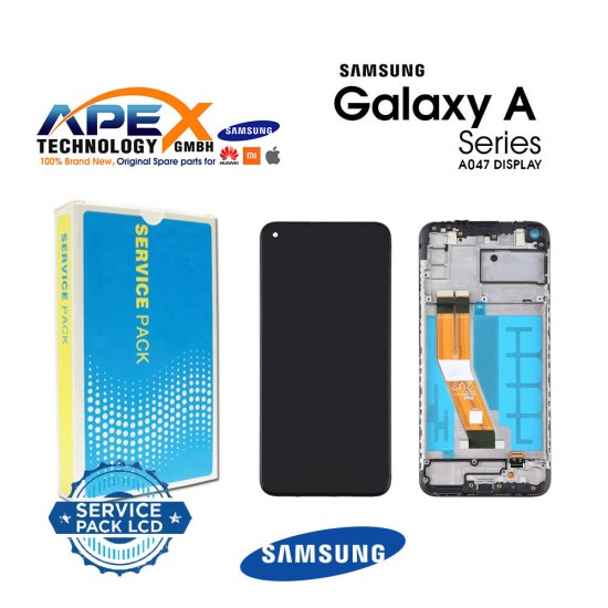 Samsung SM-A047F Galaxy A04s (With Frame 2022) Lcd Display / Screen + Touch Black GH81-29805A OR GH81-29806A