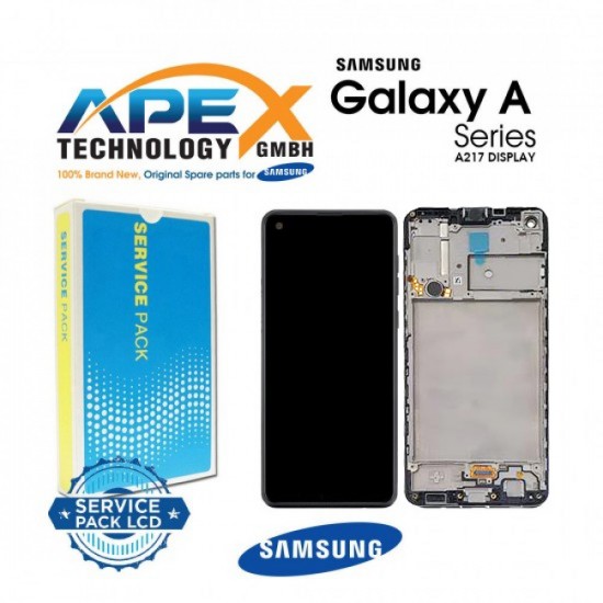 Samsung SM-A217 Galaxy A21s Lcd Display / Screen + Touch - Black ( With Frame ) GH82-24641A OR GH82-24642A OR GH82-23137A
