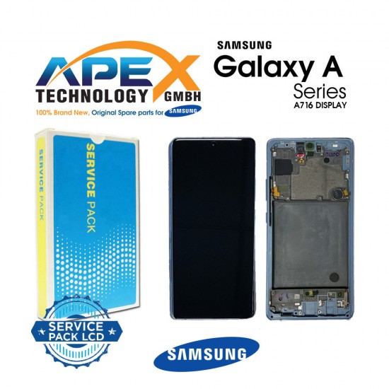 Samsung SM-A716 Galaxy A71 5G Lcd Display / Screen + Touch Blue GH82-22804C