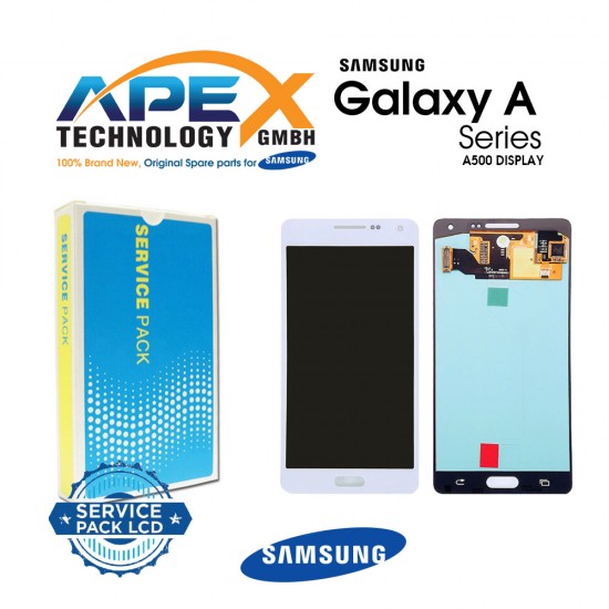 Samsung Galaxy A5 (SM-A500F) Lcd Display / Screen + Touch White GH97-16679A