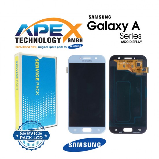 Samsung Galaxy A5 2017 (SM-A520F) Lcd Display / Screen + Touch Blue GH97-19733C