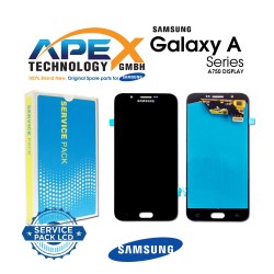 Samsung Galaxy A8 2018 (SM-A800F) Lcd Display / Screen + Touch Black GH97-17696C