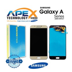 Samsung Galaxy A8 2018 (SM-A800F) Lcd Display / Screen + Touch Gold GH97-17696B