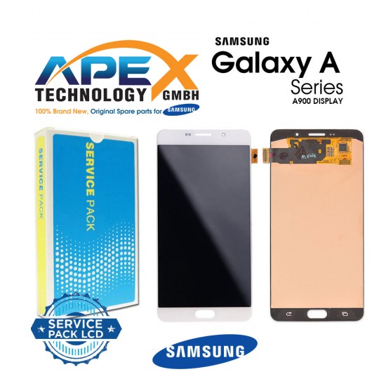 Samsung Galaxy A9 2015 (SM-A900F) Lcd Display / Screen + Touch White GH97-18367B