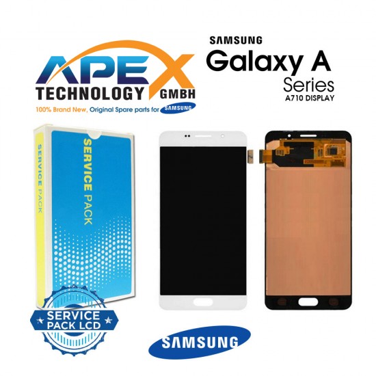Samsung Galaxy A7 2016 (SM-A710F) Lcd Display / Screen + Touch White GH97-18229C