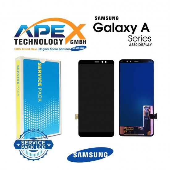 Samsung Galaxy A8 2018 (SM-A530F) Lcd Display / Screen + Touch Black GH97-21406A