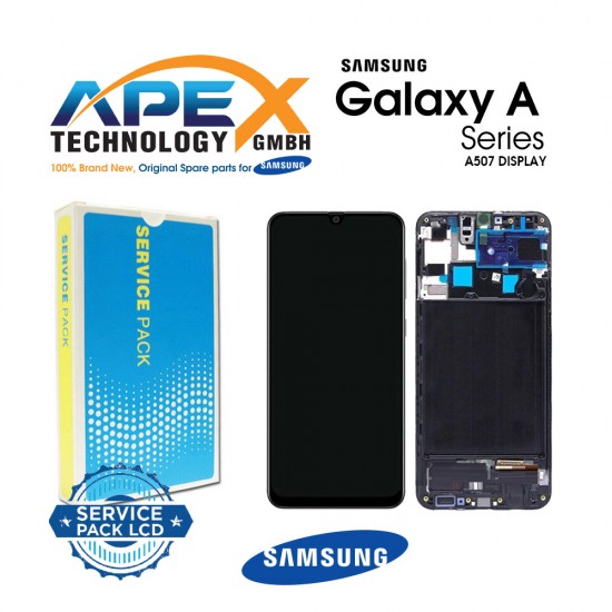 Samsung Galaxy A50S (SM-A507F) Lcd Display / Screen + Touch Black GH82-21193A