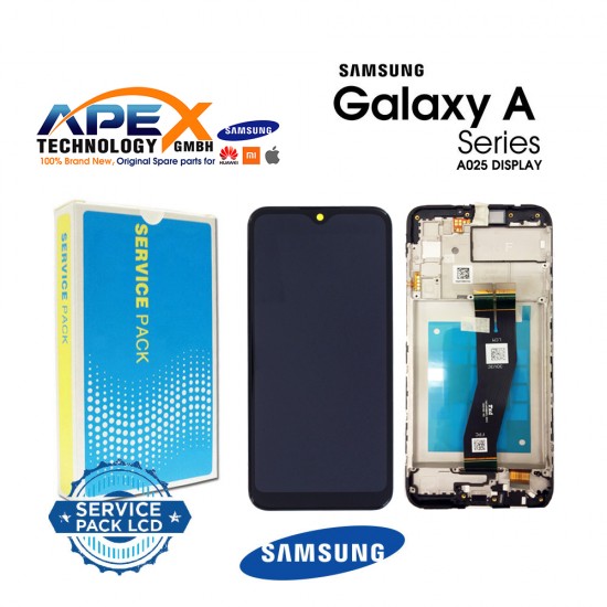 Samsung SM-A025F Galaxy A02s Lcd Display / Screen + Touch Black - GH81-20118A OR GH81-18456A