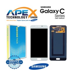 Samsung Galaxy C5 Pro (SM-C501F) Lcd Display / Screen + Touch White GH97-20450A