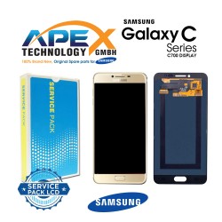 Samsung Galaxy C7 (SM-C700F) Lcd Display / Screen + Touch Gold GH97-19135A