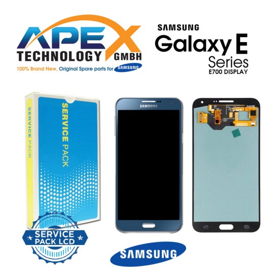 Samsung SM-E700 Galaxy E7 Lcd Display / Screen + Touch - Blue - GH97-17227D