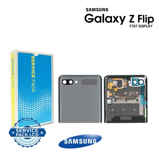 Samsung Galaxy Z Flip (SM-F707 5G 20) Lcd Display / Screen + Touch Mystic Gray GH96-13806A