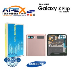 Samsung Galaxy Z Flip (SM-F707 5G 20) Lcd Display / Screen + Touch Mystic Bronze GH96-13806B