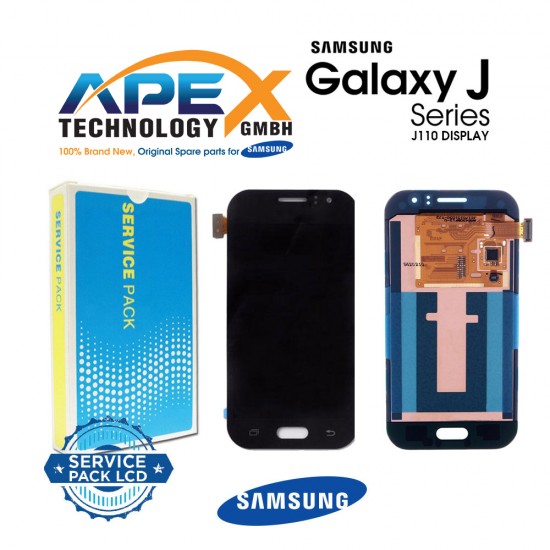 Samsung SM-J110 Galaxy J1 Ace Lcd Display / Screen + Touch - Black-GH97-17843B