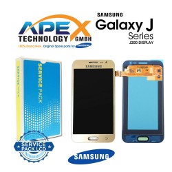Samsung SM-J200 Galaxy J2 Lcd Display / Screen + Touch - Gold - GH97-17940B