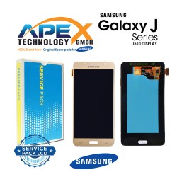 Samsung Galaxy J5 2016 (SM-J510F) Lcd Display / Screen + Touch Gold GH97-19466A