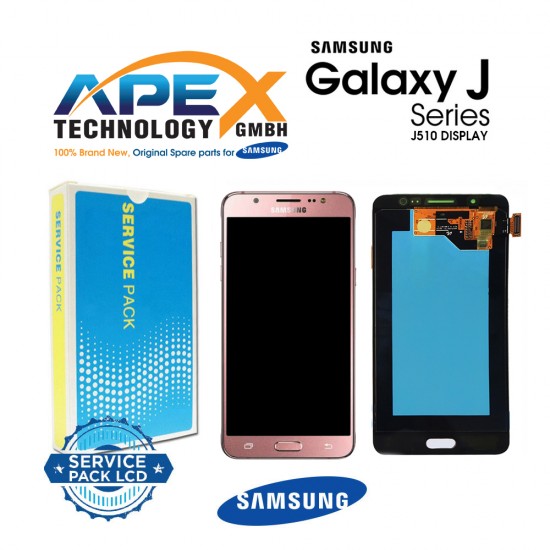 Samsung Galaxy J5 2016 (SM-J510F) Lcd Display / Screen + Touch rose Gold GH97-19466D
