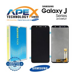 Samsung Galaxy J6+ 2018 / J4+ (SM-J610F - J415 ) Lcd Display / Screen + Touch Black GH97-22582A OR GH97-22583A OR GH97-22698A