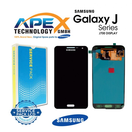 Samsung Galaxy J7 (SM-J700F) Lcd Display / Screen + Touch Black GH97-17670C