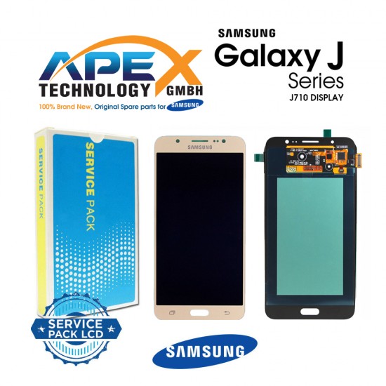 Samsung Galaxy J7 2016 (SM-J710F) Lcd Display / Screen + Touch Gold GH97-18931A