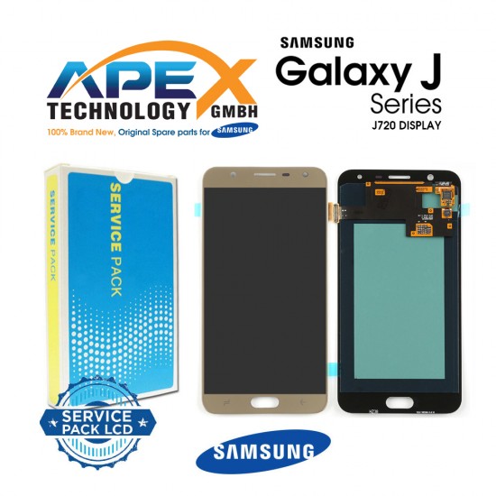 Samsung Galaxy J7 Duo (SM-J720F) Lcd Display / Screen + Touch Gold GH97-21827B