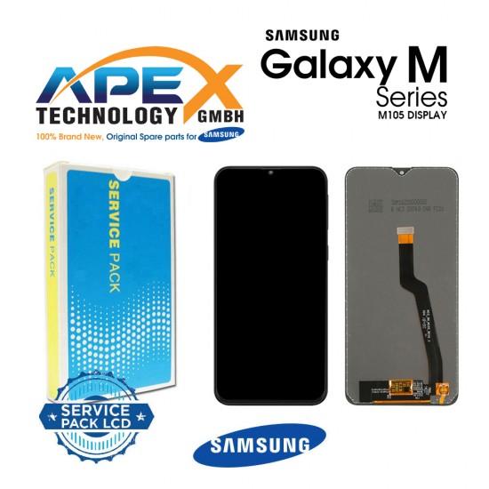 Samsung Galaxy M10 (SM-M105F) Lcd Display / Screen + Touch Black  (NF Version) GH82-18685A OR GH82-19366A
