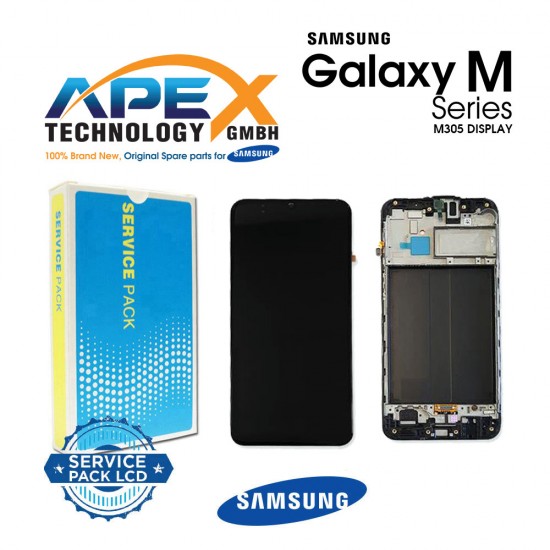 Samsung Galaxy M30 (SM-M305F) Lcd Display / Screen + Touch Black ( with frame ) GH82-19347A OR GH82-20624A