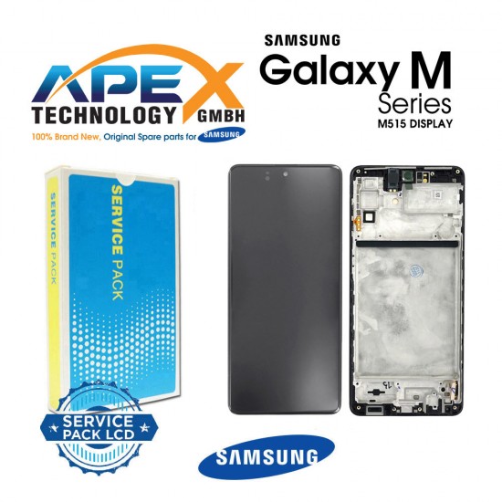 Samsung Galaxy M51 (SM-M515F) Lcd Display / Screen + Touch Black GH82-24168A OR GH82-23568A OR GH82-24166A OR GH82-24167A