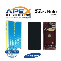 Samsung SM-N770 Galaxy Note 10 Lite Lcd Display / Screen + Touch - Red - GH82-22055C OR GH82-22193C OR GH82-22194C OR GH82-22192C