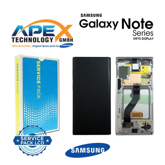 Samsung SM-N970 Galaxy Note 10 Lcd Display / Screen + Touch - Aura White - GH82-20818B OR GH82-20817B