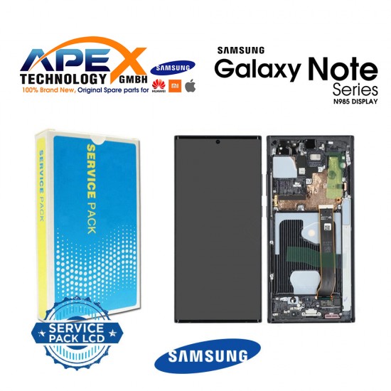 Samsung Galaxy Note 20 Ultra (SM-N985F) Lcd Display / Screen + Touch Mystic Black GH82-23622A