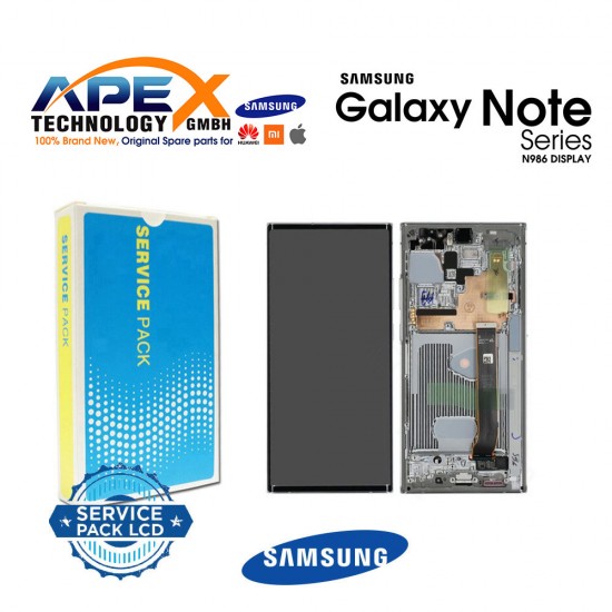 Samsung Galaxy Note 20 Ultra 5G (SM-N986F) Lcd Display / Screen + Touch White GH82-23596C OR GH82-23597C OR GH82-23599C
