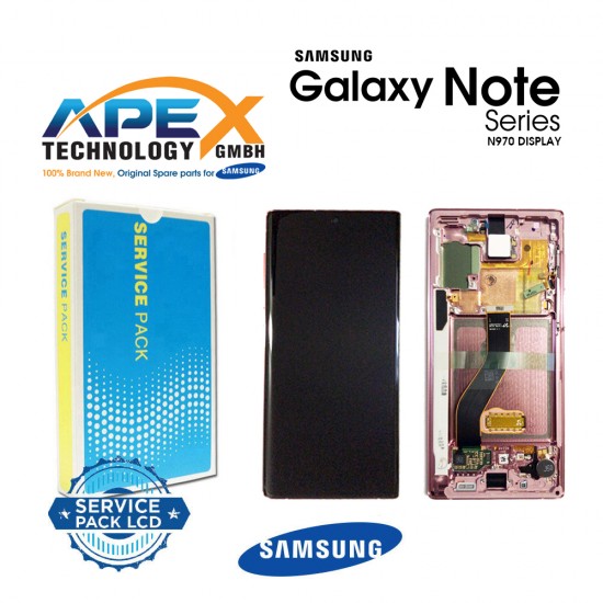 Samsung SM-N970 Galaxy Note 10 Lcd Display / Screen + Touch - Aura Pink - GH82-20818F OR GH82-20817F